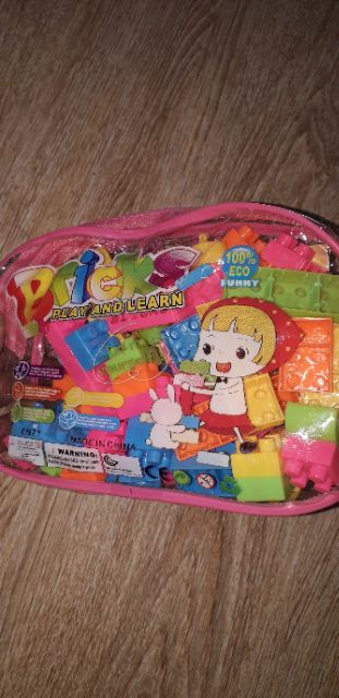 Giỏ lắp ráp Mô hình đa năng Bricks EN71_634 có nhiều chi tiết bằng nhựa ABS rất đẹp