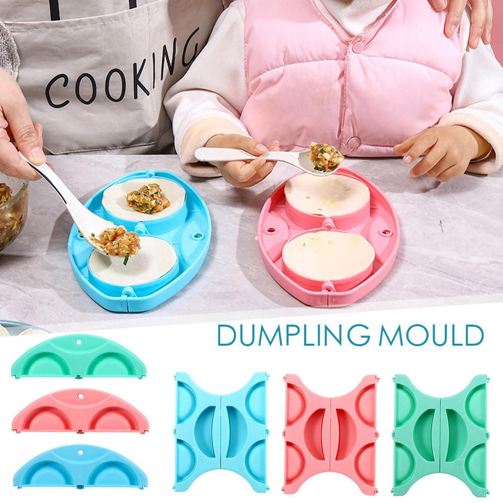 【sản phẩm mới nóng】Khuôn Làm Bánh Xếp Tiện Dụng Chất Lượng Cao,khuôn làm bánh bao há cảo đa dụng,Phụ kiện khuôn làm bánh bao  Khuôn Làm Bánh Xếp 4 Ngăn Tiện Lợi