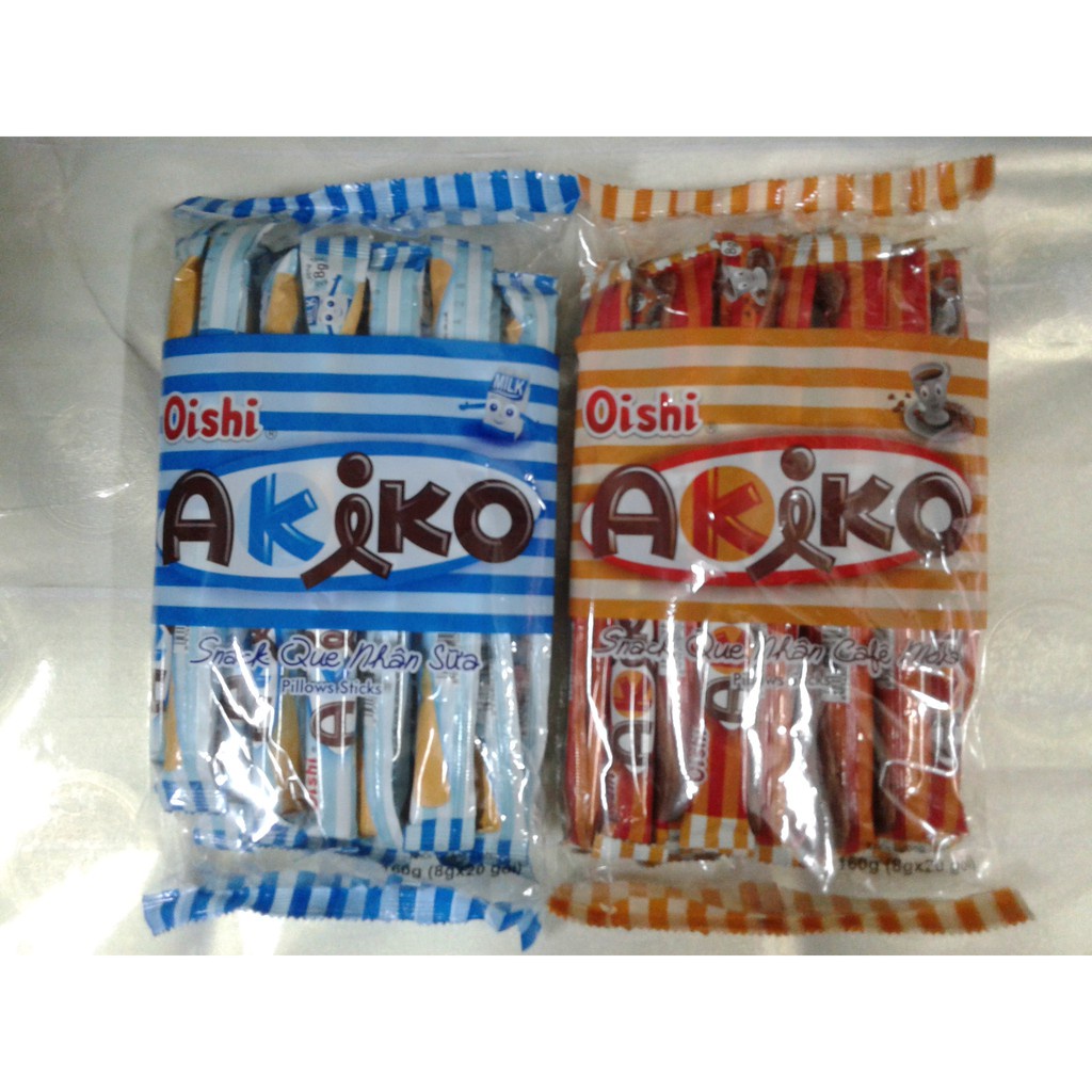 Bánh que Akiko Oishi có nhân các vị gois160g (8g*20que)