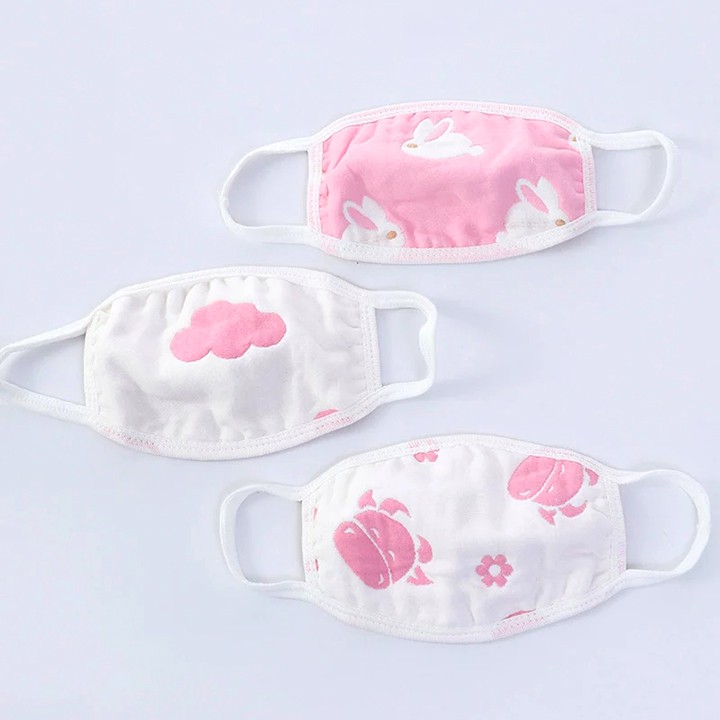 Khẩu trang sợi tre 6 lớp cho bé 1-4 tuổi nhiều màu sắc BBShine– M003 | BigBuy360 - bigbuy360.vn