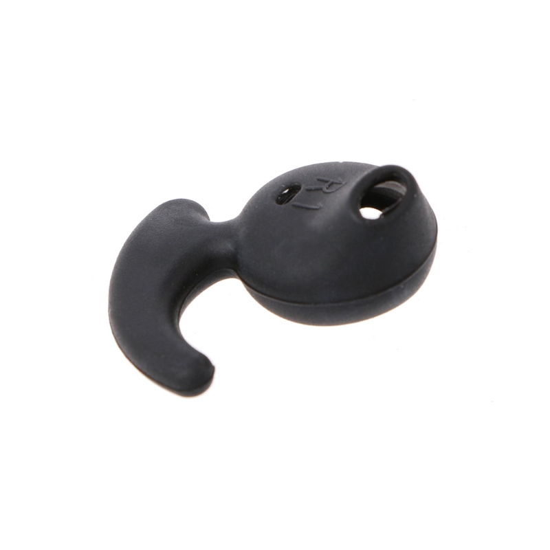 new 2 Pairs Black Silicone Earbud Eartip Replacement For Samsung S6 Sports Earphone