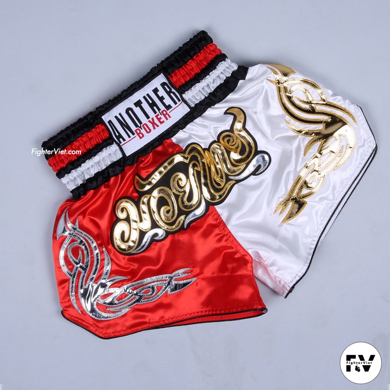 ( Phiên bản bán màu) Quần Muay Thái Another Boxer Chính Hãng Muay Thai Short Chất Liệu Satin Cao Cấp Mẫu Mới 2022