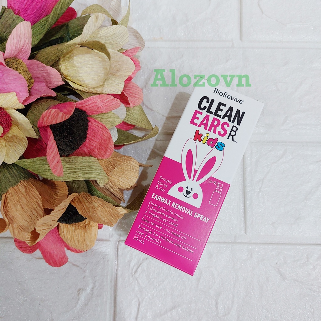 Xịt tan ráy tai Clean Ears Kids 30ml của Úc