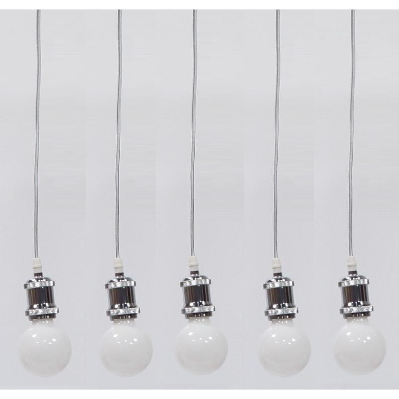 Bộ 5 dây đèn thả cổ điển bóng tròn trang trí G80 7W