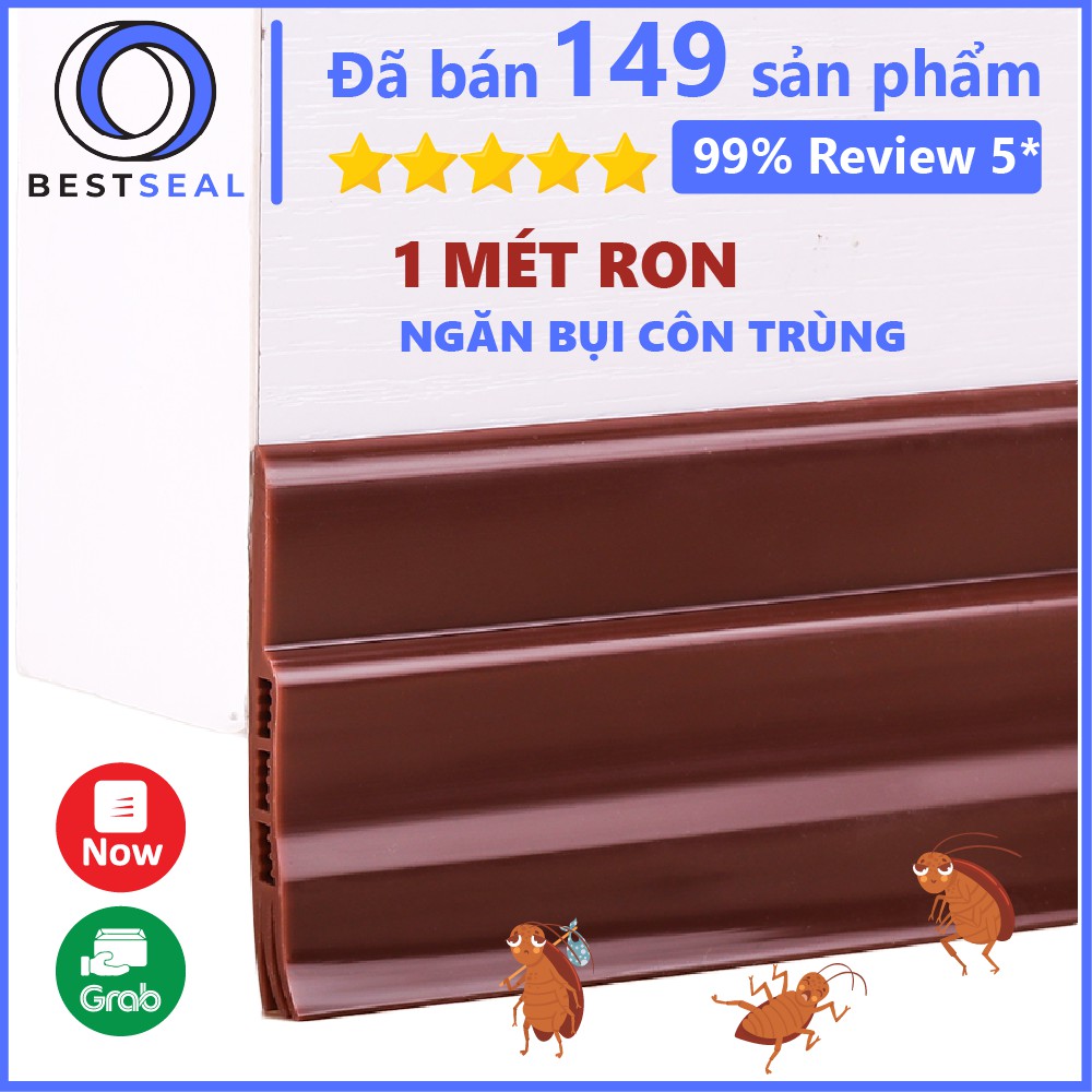 Ron Cửa Chống Bụi, Miếng Chặn chèn khe cửa bị hở, Đi Hơi Máy Lạnh 5mm Chống Côn Trùng, Ngăn Bụi, Tiếng Ồn