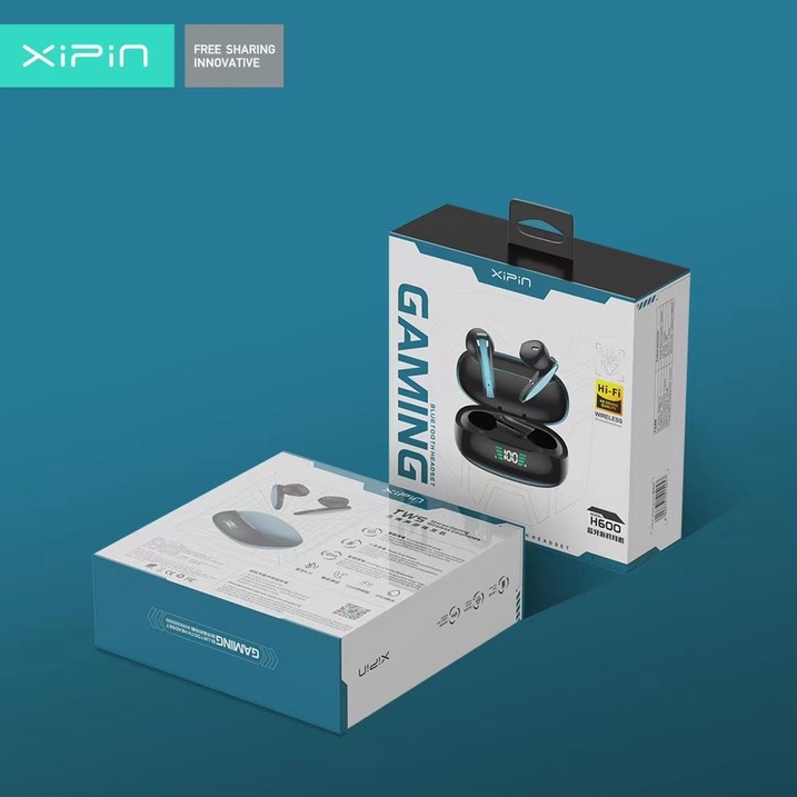 Tai nghe Bluetooth Gaming TWS Xipin H600 V5.0 Thiết kế nhỏ gọn, Sang trọng  - Phụ Kiện 1986