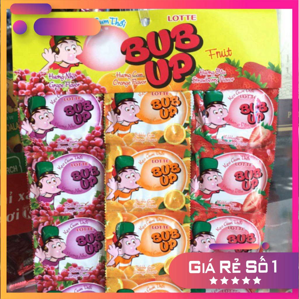 Lọ kẹo cao su BUB UP LOTTE ( 72 chiếc)