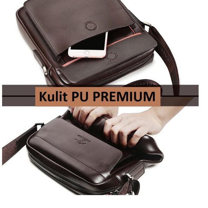 Túi xách da Kangaroo KINGDOM CLASSIC thời trang cho nam | BigBuy360 - bigbuy360.vn