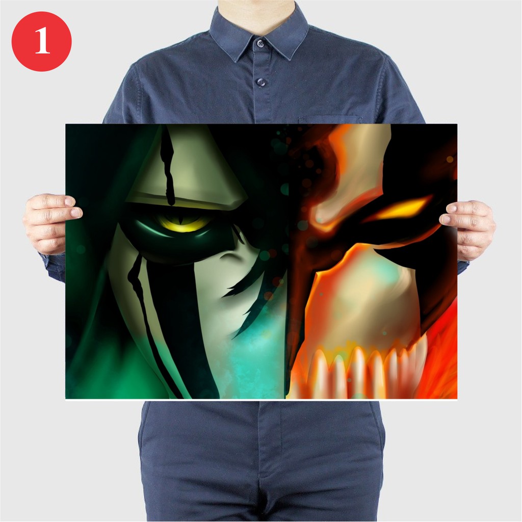 Tấm Poster Anime Bleach - Sứ Giả Thần Chết - Áp Phích Decal A3 Dán Tường - Dán Kính - By AnimeX