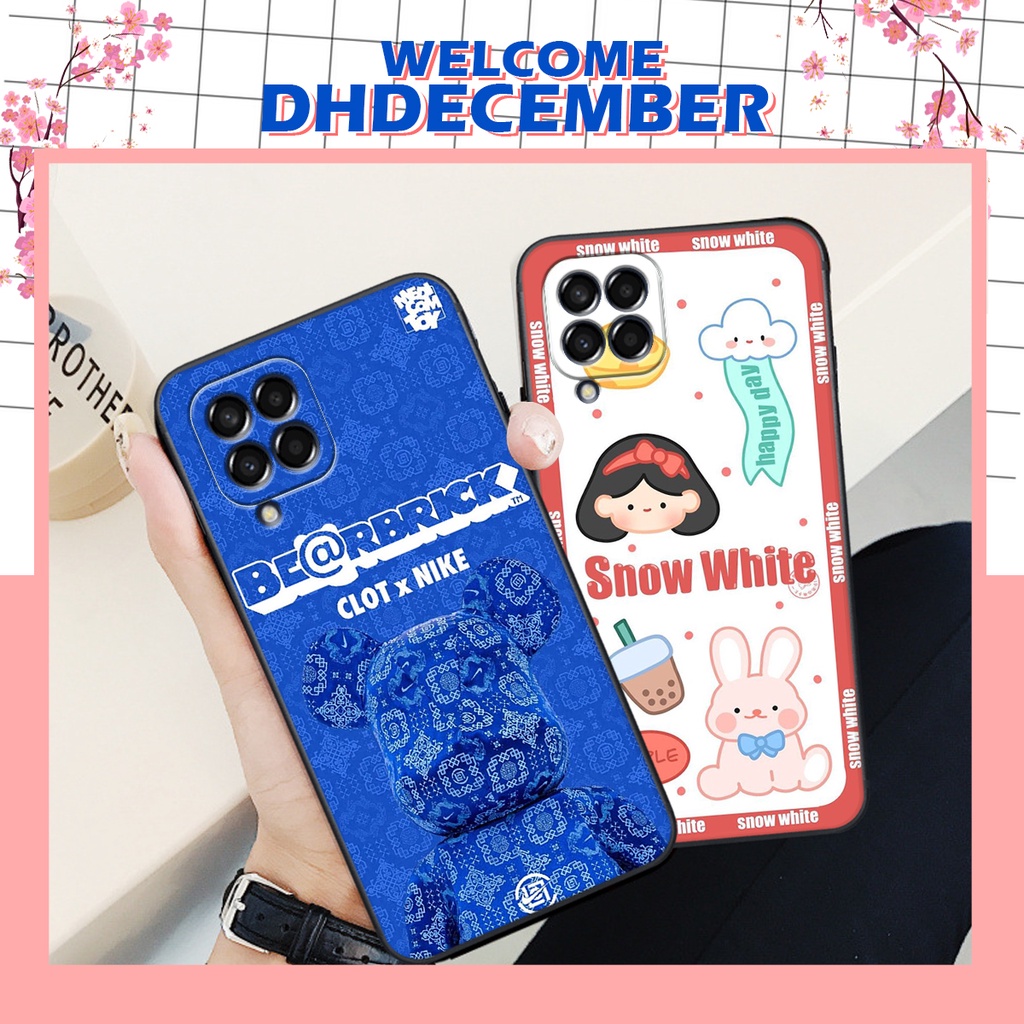 Ốp lưng Samsung Galaxy M33 5G / M53 5G / M62/ M63 in hình 3D lucky, gấu Beer xinh xắn