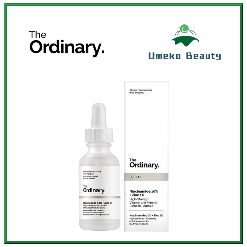 Tinh chất The Ordinary Niacinamide 10% + Zinc 1% 30ml se khít lỗ chân lông Dưỡng ẩm cho da serum se khít lỗ chân lông