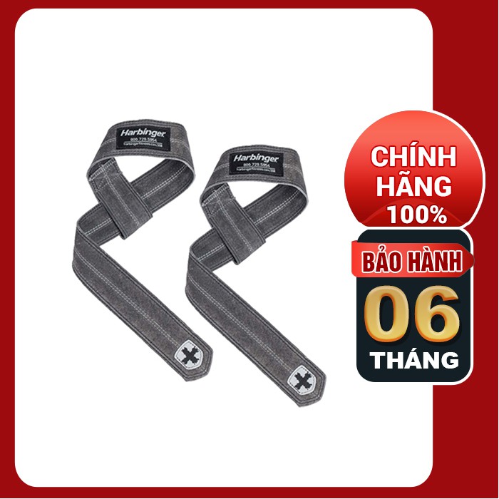 Dây Kéo Lưng Harbinger Leather Lifting Straps