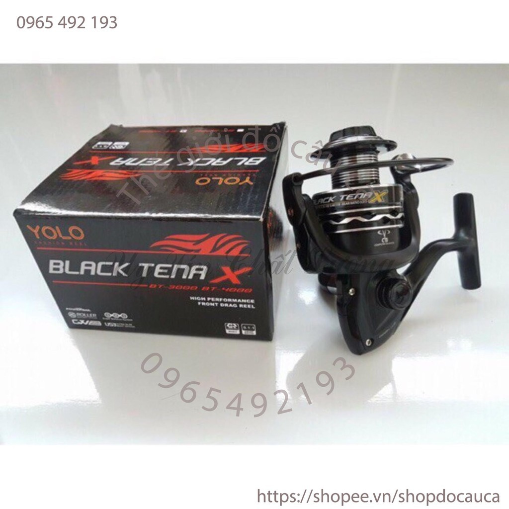 Máy Câu Cá YOLO black Tena X 4000+ 6000 chính hãng ( rẻ vô địch )
