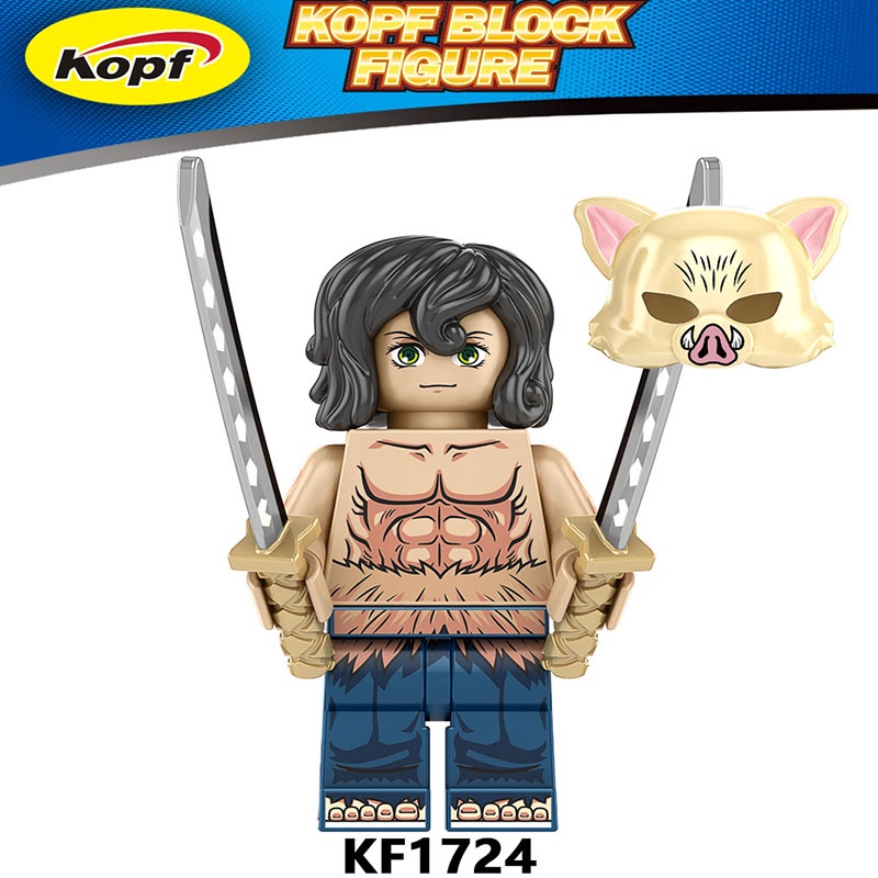Đồ Chơi Lắp Ráp Trẻ Em Đồ Chơi Mô Hình Nano Demon Slayer Blade Inosuke Ninjago