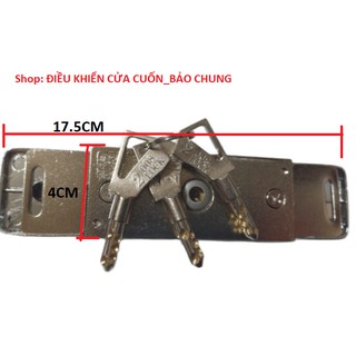 Bộ ổ khóa cửa cuốn lắp cho cửa cuốn cơ kéo tay,cửa tấm liền.