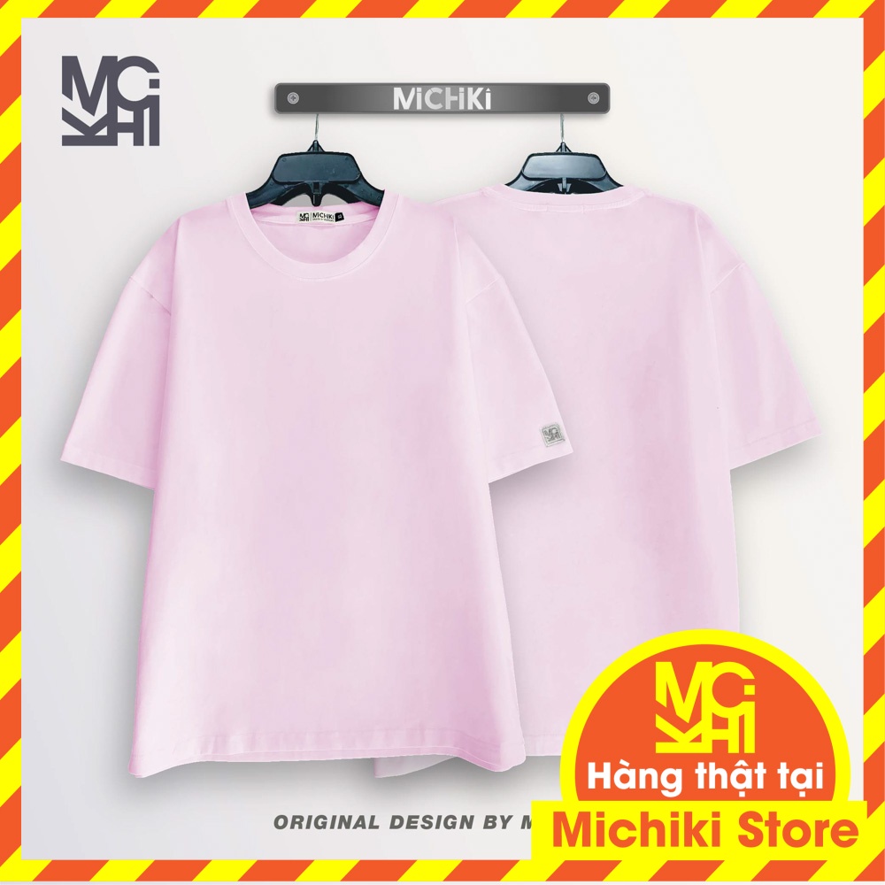 Áo thun trơn unisex chất dày, form rộng - Áo thun local brand Michiki