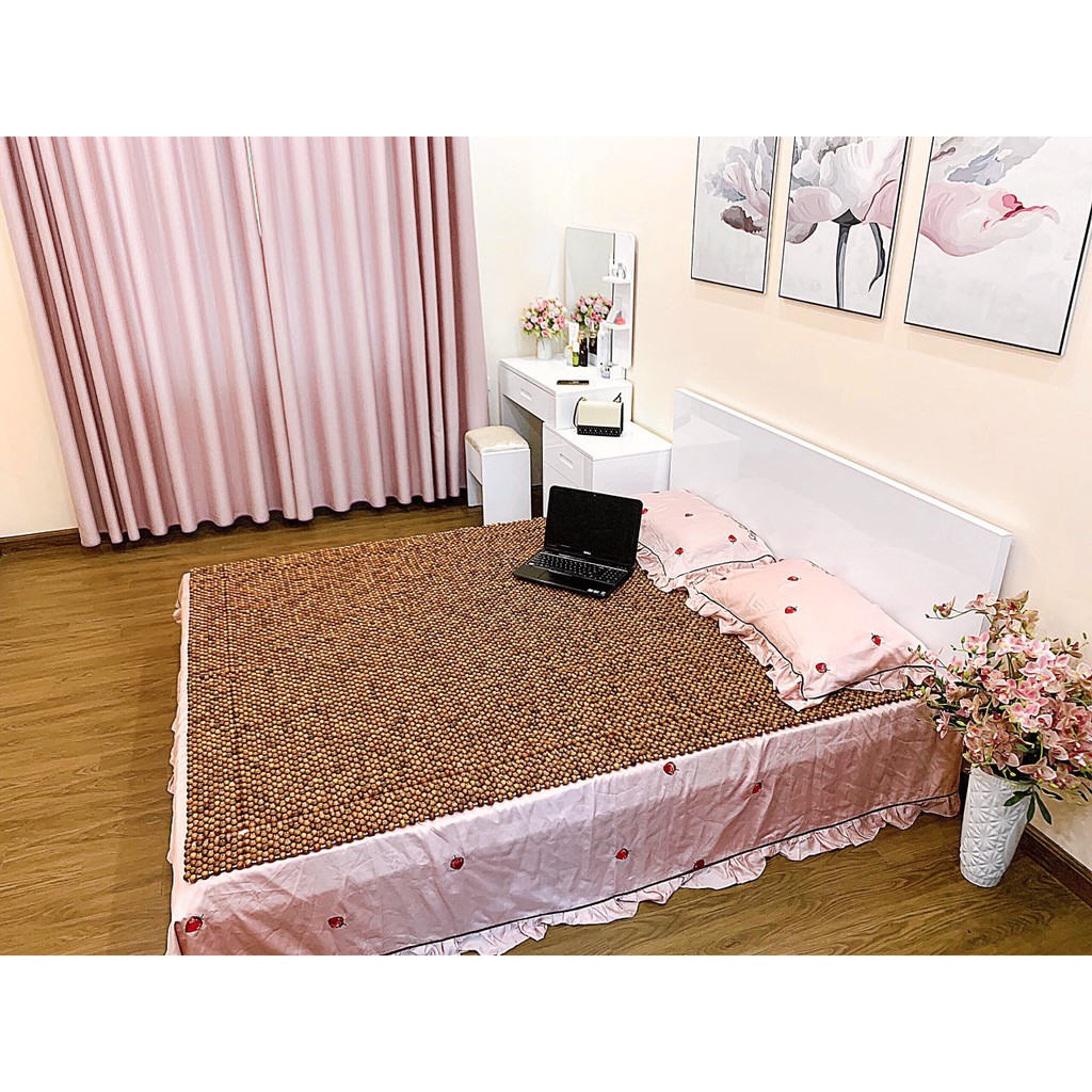 Chiếu Hạt Gỗ Hương Đá Cao Cấp -  Kích Thước  Chiếu 1,6mx2m ( Mian.vn )