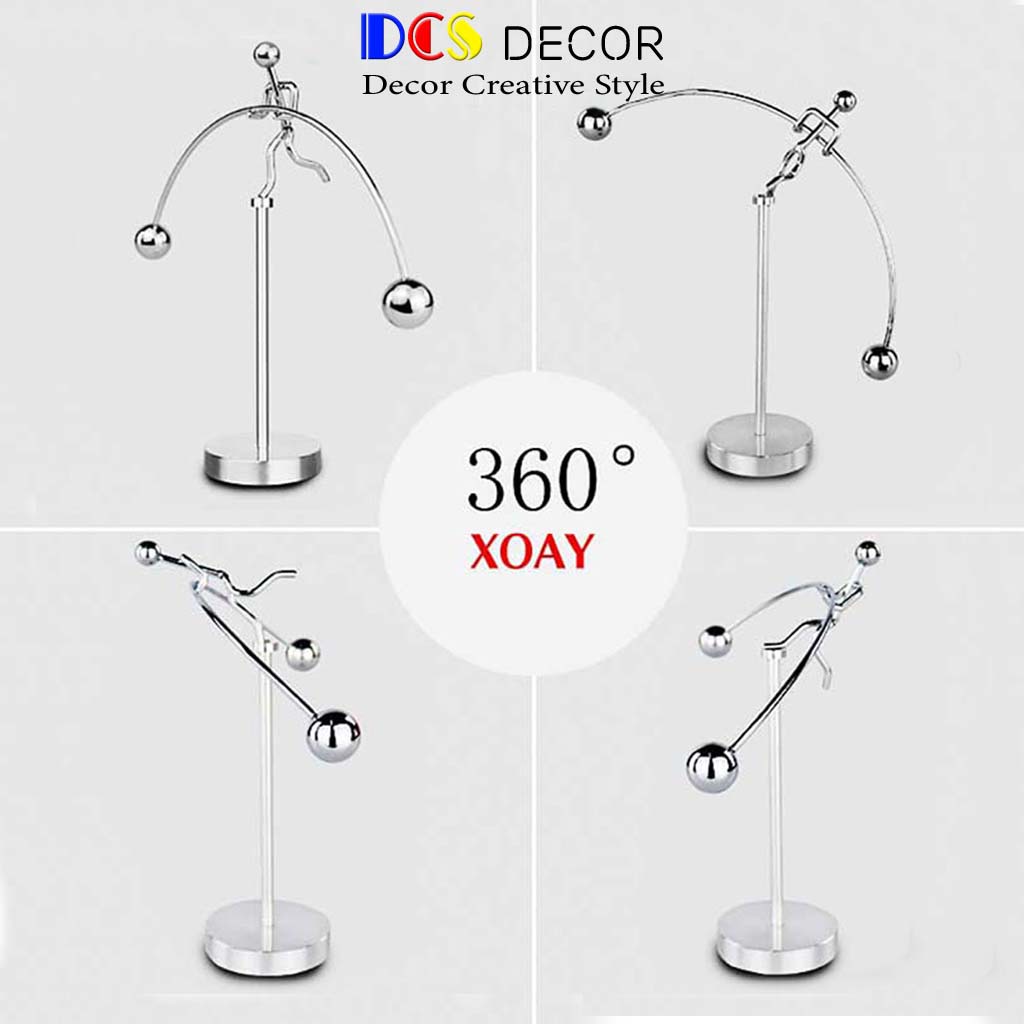 DCS DECOR bàn làm việc con lắc newton vĩnh cửu tự cân bằng đồ trang trí nhà cửa phòng khách bàn học