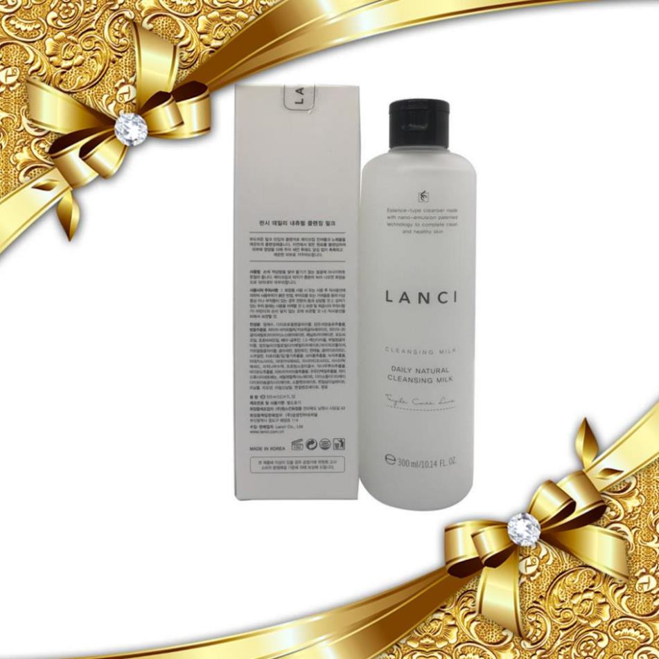 Nước Tẩy Trang Lanci Daily Natural Cleansing 300ml, Sữa Tẩy Trang Lanci Hàn Quốc Mit Beauty Làm Sạch Lớp Trang Điểm