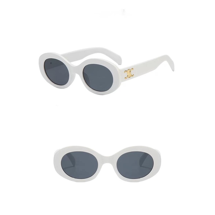 Kính Mát Hình Oval Chống Tia UV Thời Trang Hàn Quốc Cho Nữ Sự Bảo Vệ