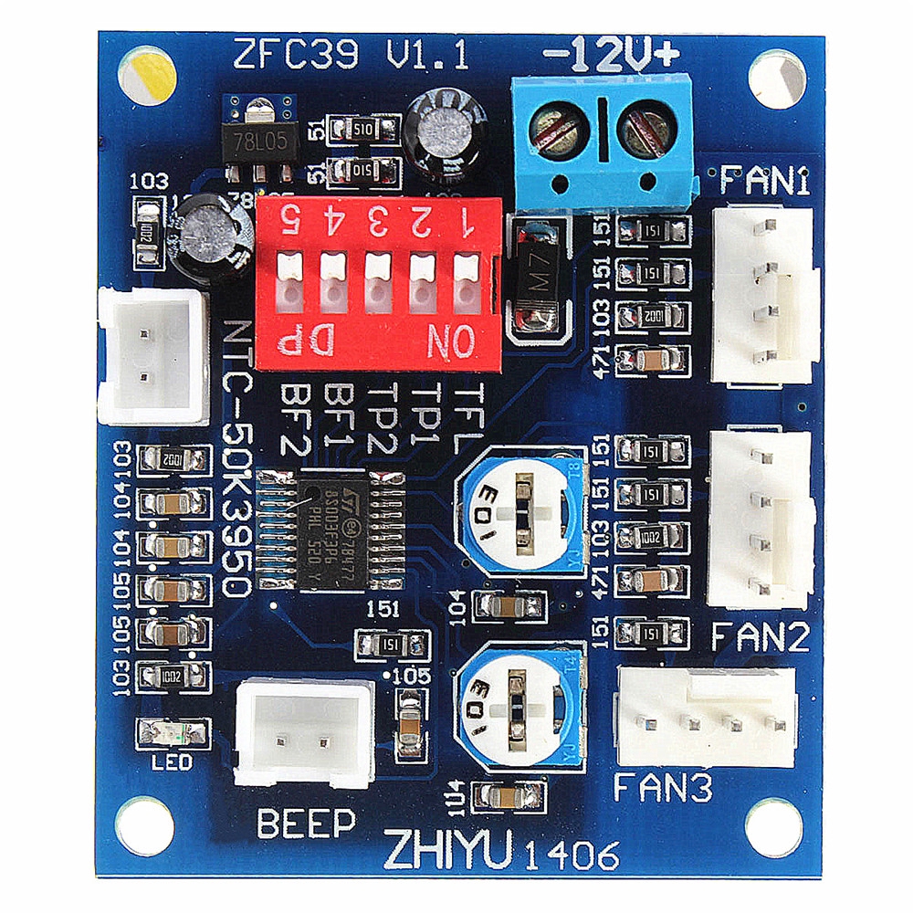 Mô Đun Điều Khiển Động Cơ Quạt Tản Nhiệt 4 Dây PWM 12V Cho PC