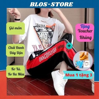 Quần jogger gió 🍀frreship🍀 quần gió nhật không pha nilon nữ đẹp