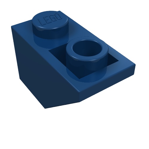 (sử dụng) Phụ tùng Lego cũ Phần 3665 Độ dốc Đảo ngược 45 2 x 1