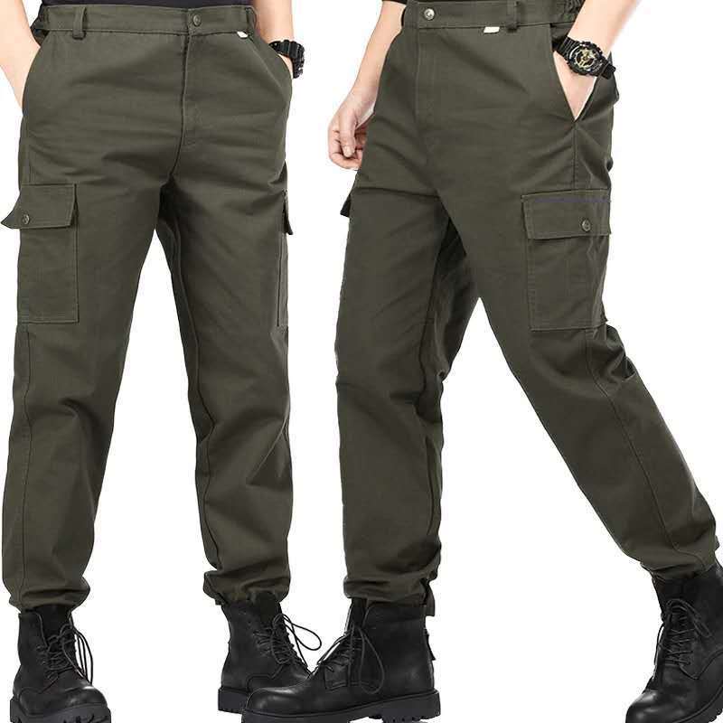 Trang phục bảo hộ lao động bằng cotton chống mài mòn có nhiều túi cho nam có kích thước 50-100kg