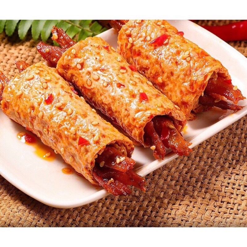 Thịt cuộn trung quốc sụn cá,xúc xích, đồ ăn vặt