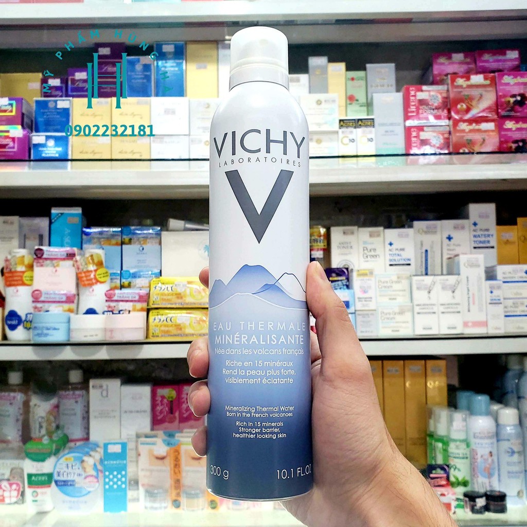 Xịt khoáng Vichy, xịt khoáng dưỡng da 300ml