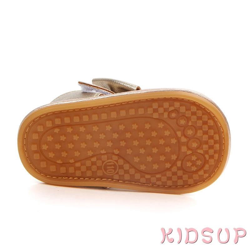 Giày Sandal Da Pu Chống Trượt Hở Ngón Cho Bé