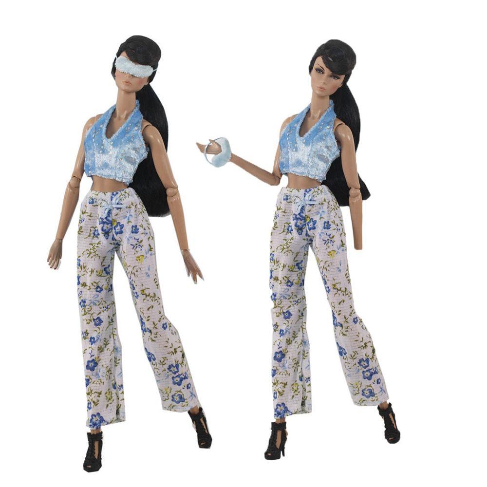 Áo Khoác Jean Màu Cầu Vồng 11.5&quot; Cho Búp Bê BJD 1/6