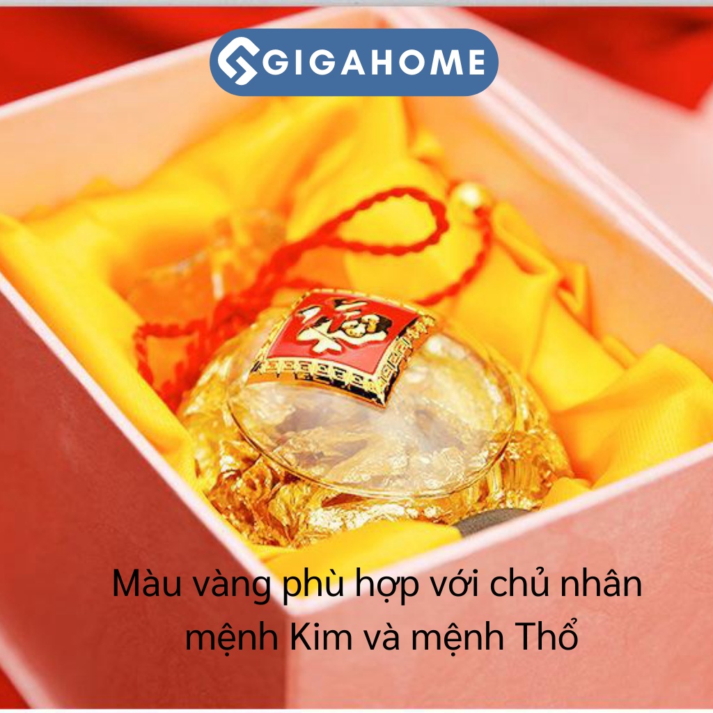 Túi Vàng Ngân Lượng Kim Tài Bảo Lộc GIGAHOME Phong Thủy Hút Tài Lộc 6866