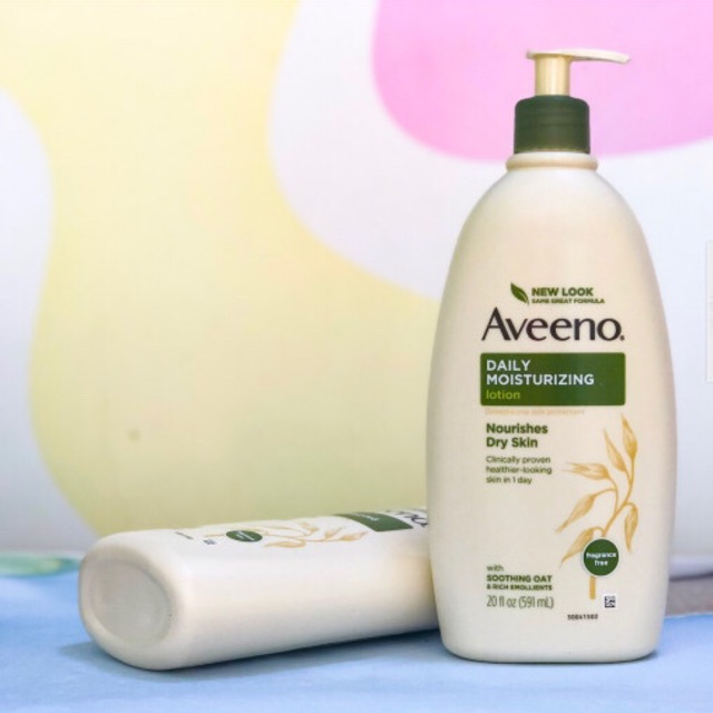 [HSD 08/2023] Sữa dưỡng thể toàn thân Aveeno Daily Moisturizing Lotion Nourishes Dry Skin 591ml cúa Mỹa