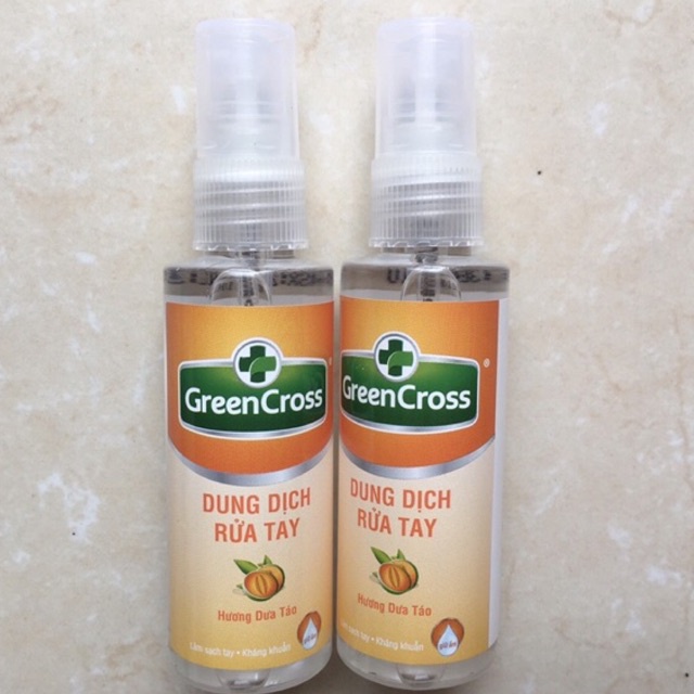 [Combo] 2 chai dung dịch xịt diệt khuẩn GreenCross 70ml - Hương dưa táo | BigBuy360 - bigbuy360.vn