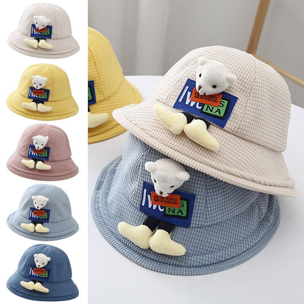 CACTU Mũ Tai Bèo Dày Dặn Họa Tiết Hoạt Hình Dễ Thương Cho Bé Từ 1-4 Tuổi