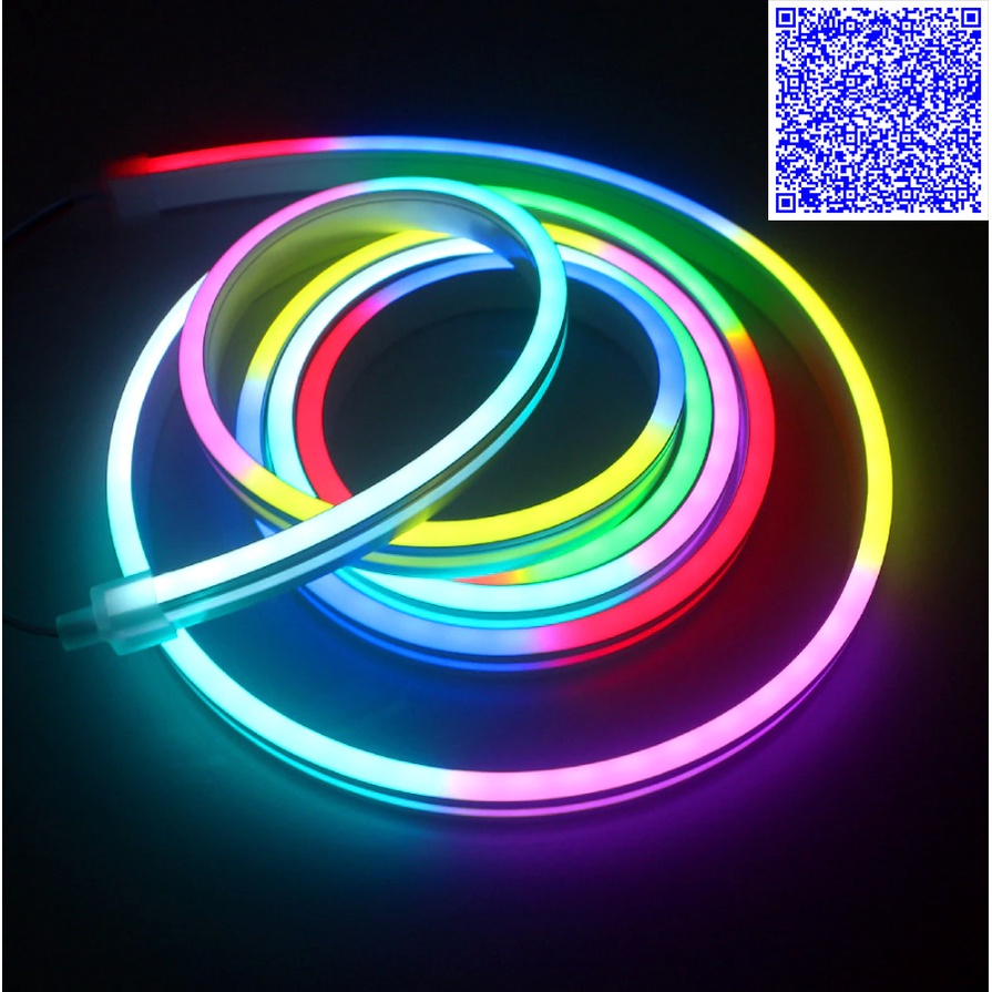LED NEON  FULL MÀU WS2811 12X6MM 72LED/MÉT 96LED/MÉT ĐIỆN ÁP 12V
