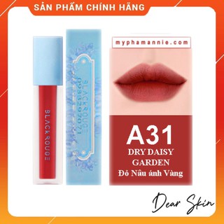 [Chính Hãng] Son Black Rouge A31 - Màu Đỏ Nâu Trầm Dry Daisy Garden - Black Rouge Ver 6 A31