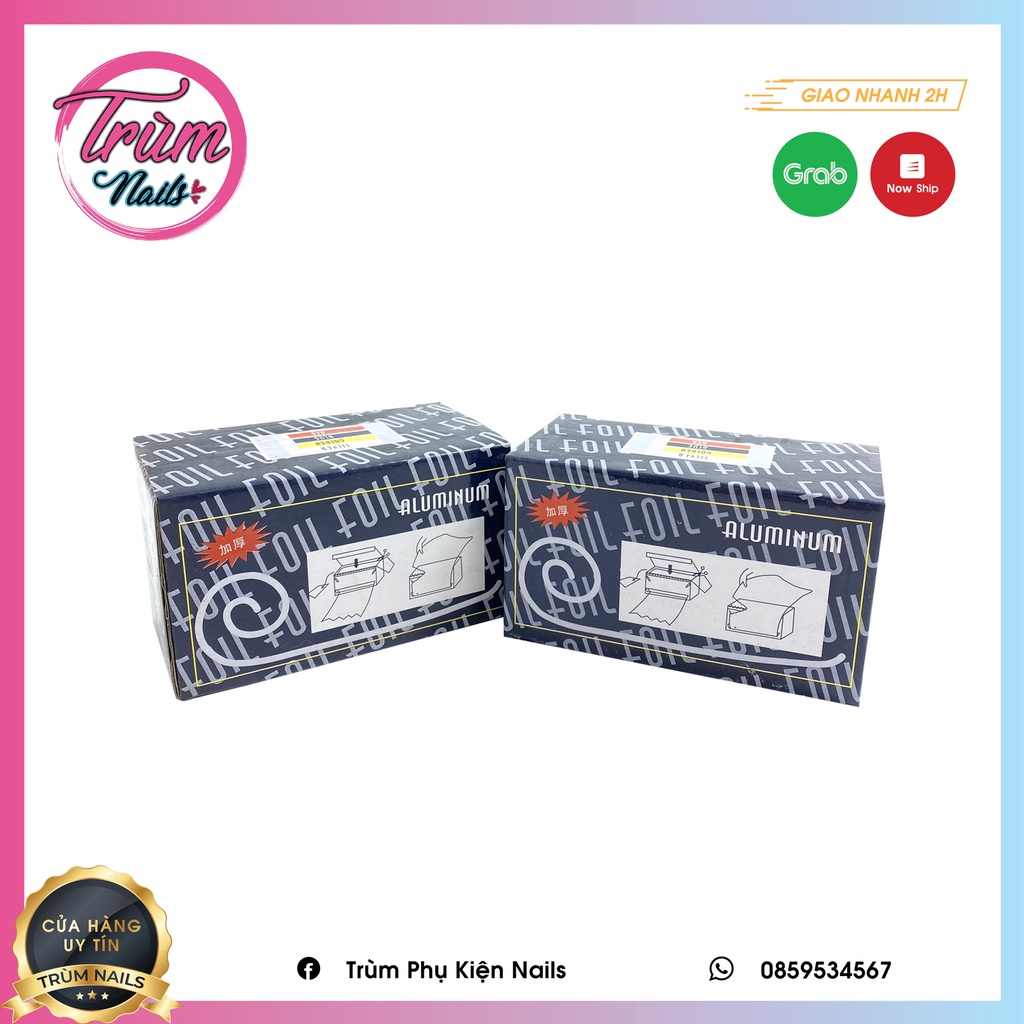 Hộp Giấy Bạc Ủ Phá Gel Có Lưỡi Cắt