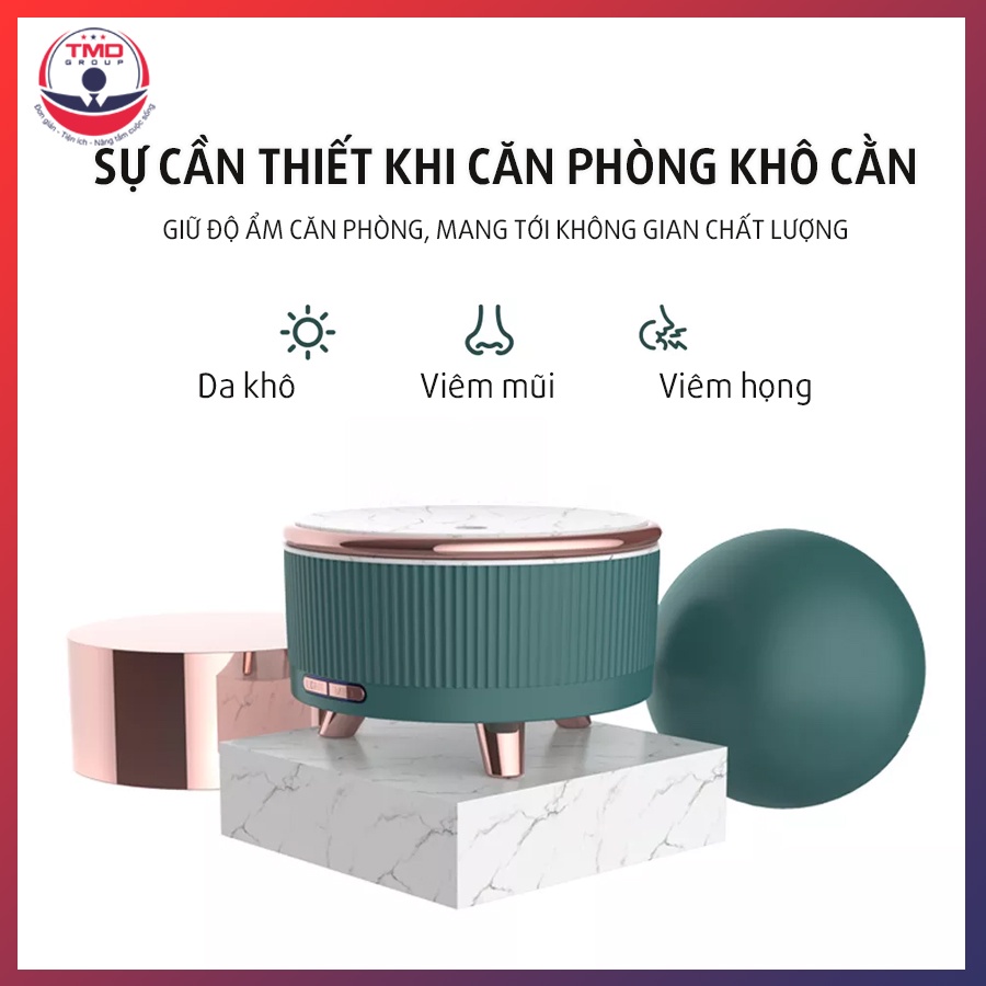 MÁY KHUẾCH TÁN TINH DẦU , MÁY PHUN SƯƠNG SIÊU ÂM TẠO ĐỘ ẨM KHÔNG KHÍ 500ml