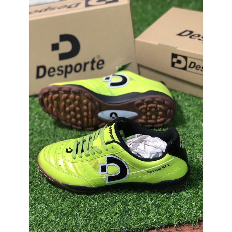 GIÀY ĐÁ BANH CHÍNH HÃNG DESPORTE SAO LUIS KT 2 - DS1446 VÀNG CHANH/ĐEN