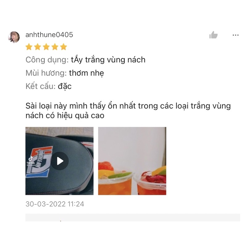 KEM THÂM NÁCH, THÂM MÔNG, BIKINI QNIC CARE THÁI LAN 15Gr