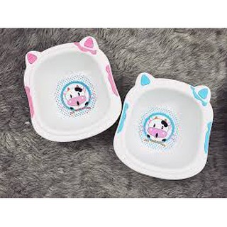 Chậu rửa mặt bò sữa cho bé