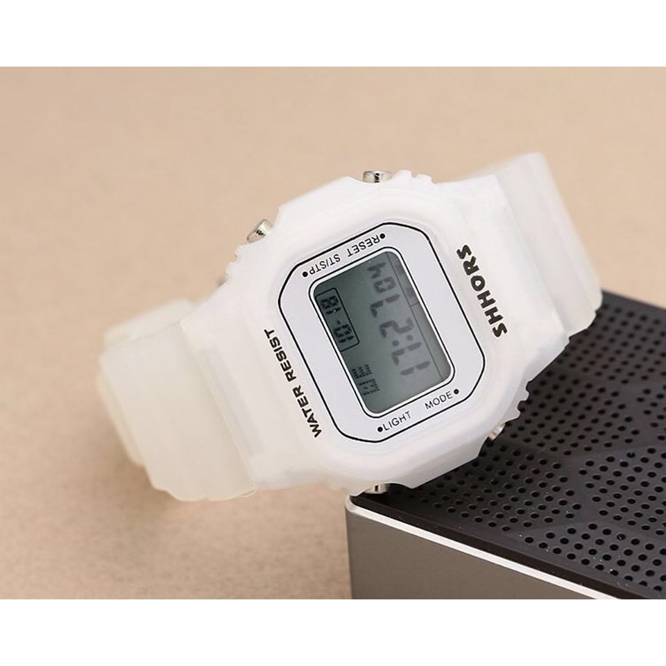 [Mã FAMAYFA2 giảm 10K đơn 50K] ĐỒNG HỒ NAM NỮ SHHORS VUÔNG 2 MÀU ĐEN TRẮNG D361 SIÊU ĐẸP | BigBuy360 - bigbuy360.vn