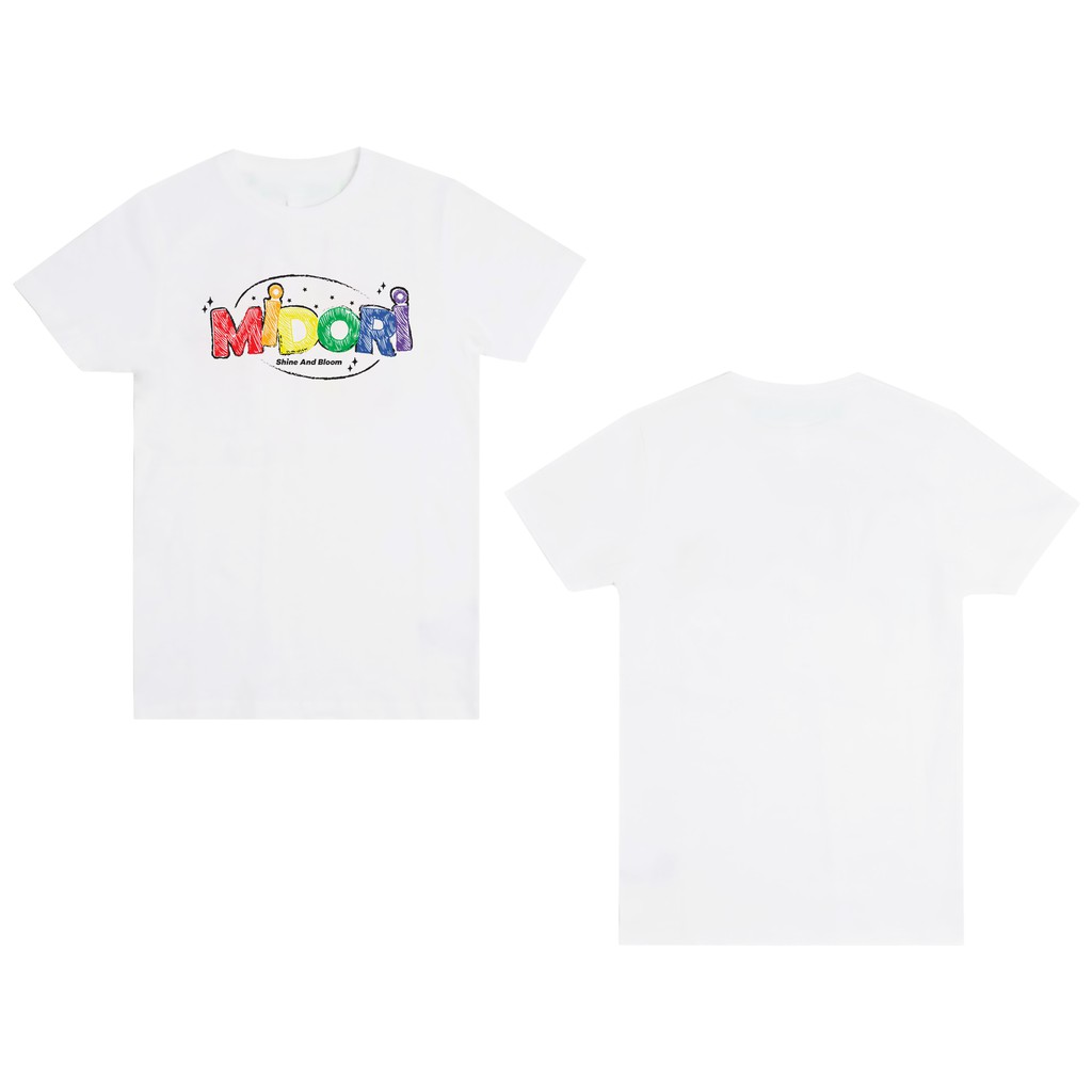 Áo thun unisex form rộng tay lỡ Phông Nam Nữ Midori bút chì Local Brand Mi Midori