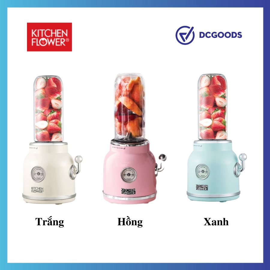 - Máy xay sinh tố mini Retro Kitchen Flower