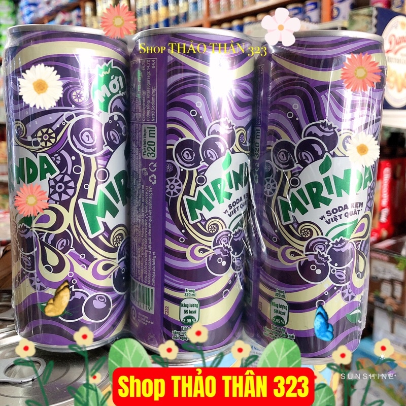 Nước Ngọt Mirinda Xá Xị / Vị Soda Kem