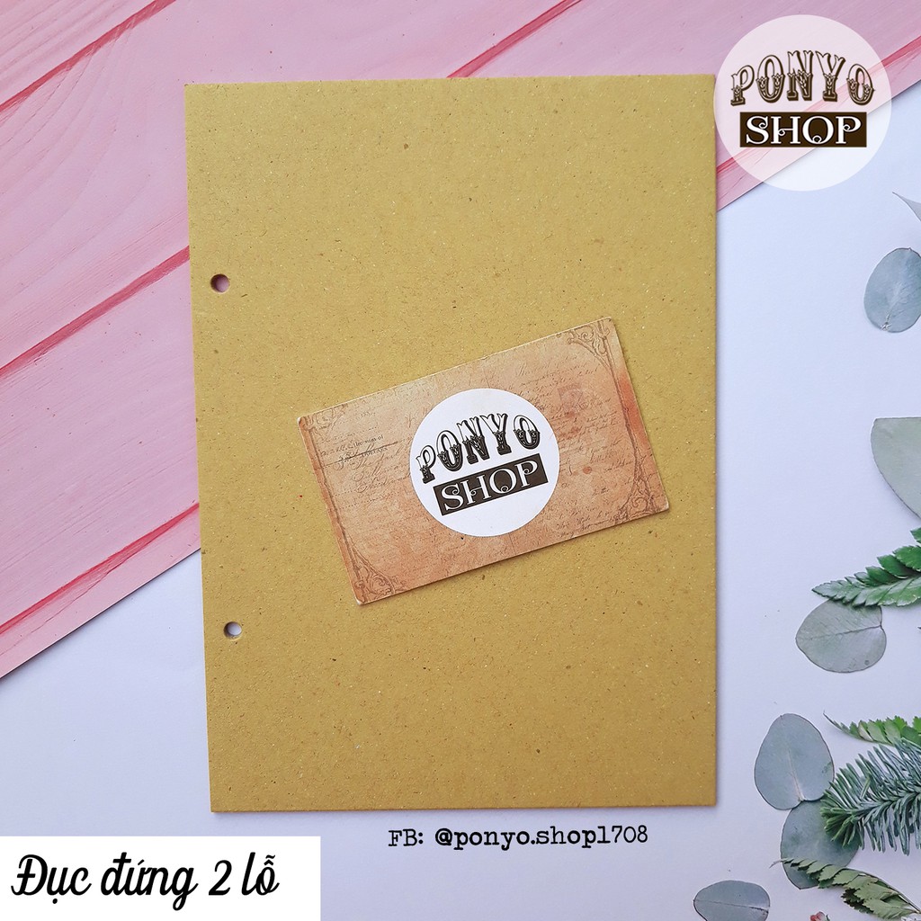 [CÓ SẴN] Khổ A5 - Bìa cứng làm bìa sổ, bìa Scrapbook