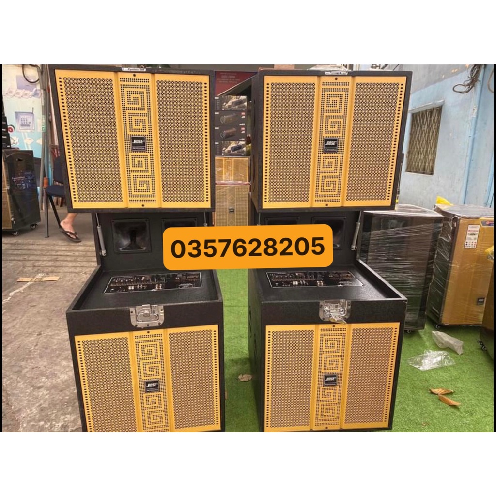 Loa kéo tủ gập array PL 3600 bass 4 tất đôi