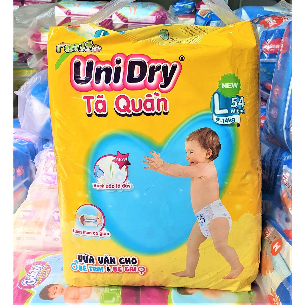 Tã quần UNIDRY size M60/L54/XL48/XXL44